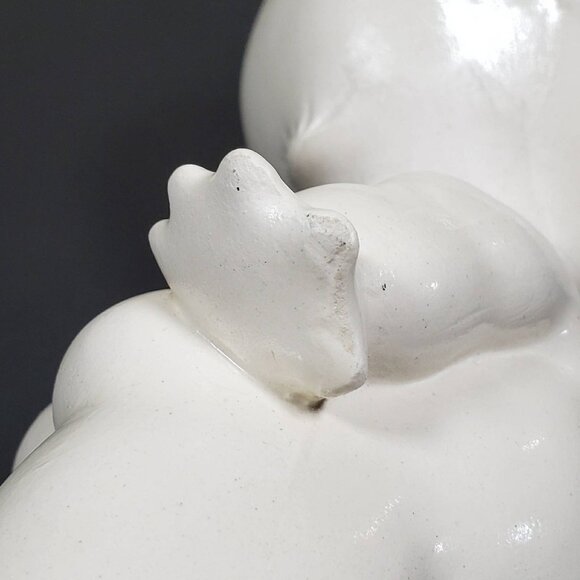 Kissing Baby Girl 8" Figurine | Vintage Ceramics | Nursery Decor - Picture 9 of 10